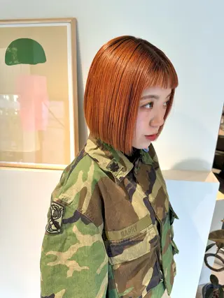 ショート カラー 髪質改善マスター 長尾勇弥/梅田中津のヘアスタイル