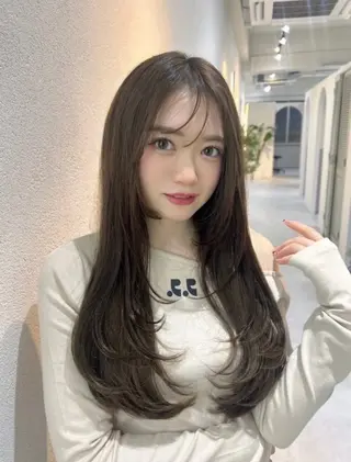 ロング 美髪矯正💎副店長 💎ミツキのヘアスタイル