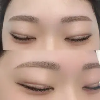 アイブロウ 仲🤍心斎橋/韓国風 束感/パリジェンヌのマツエク・マツパデザイン