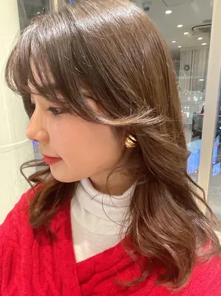 セミロング ♡大人カワイイ hair♡徳井はやとのヘアスタイル