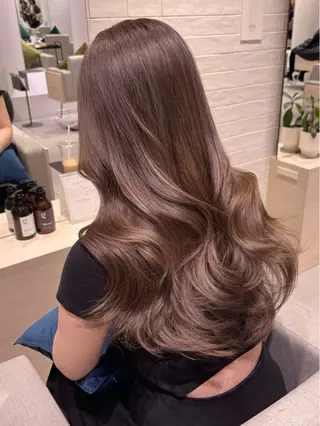 ロング カラー 銀座/韓国レイヤー/ 艶カラー🍓原田侑依のヘアスタイル