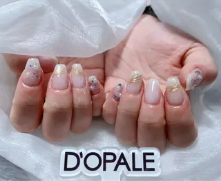 ネイル D‘OPALEサロン所属・長さ出し専門店 上野kkのネイルデザイン