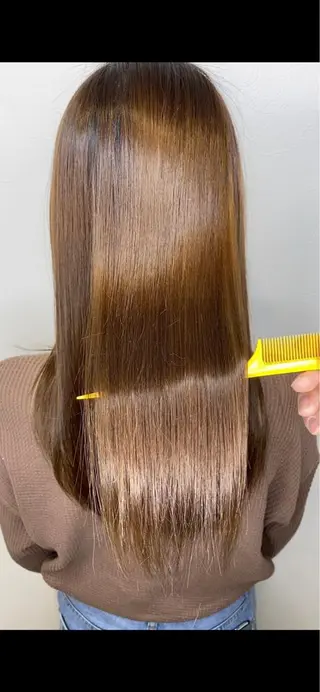 ロング 再現性◎✨艶髪🔆 川﨑友稀のヘアスタイル