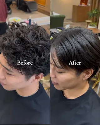 ショート メンズ おおつか/メンズ特化 /縮毛矯正/髪質改善のヘアスタイル