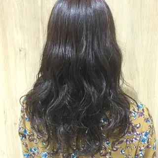 ロング パーマ 中林 由佳のヘアスタイル
