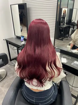 ロング カラー 🎀暖色/ラベンダー /paru🤍のヘアスタイル