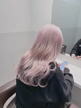 ロング カラー ヘアアレンジ メンズ キッズ SALOWIN所属・ハイトーン美容師 MASATOのヘアスタイル