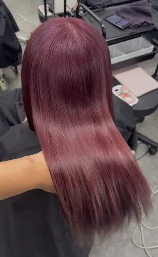 カラー ミルクティーベージュ 🤍Yumeのヘアスタイル