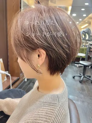 ショート neaf六本木所属・韓国風レイヤー ショート/犬塚 優介のヘアスタイル