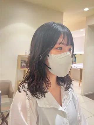 ミディアム ぷつっとボブ/ 似合わせ🥀原ちひろのヘアスタイル