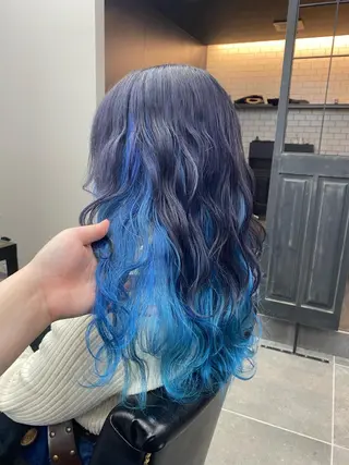 ロング maco 艶感ハイトーン🦋のヘアスタイル