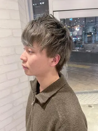 カラー メンズ ケアブリーチ /髪質 改善/古橋圭史郎のヘアスタイル