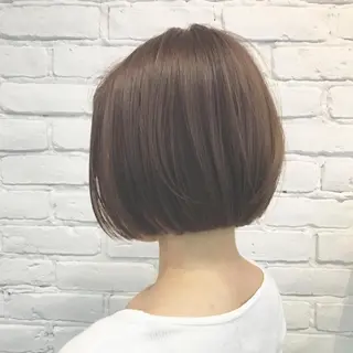 ショート 艶カラー/フェイス レイヤー/たむのヘアスタイル