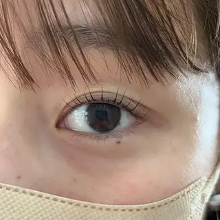 マツエク・マツパ ブリーチなしカラー ダブルカラーエクステのヘアスタイル