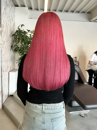 ロング カラー ハイトーン×似合わせ 🌱中川慎之介のヘアスタイル