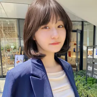 ショート ボブ/縮毛矯正/ レイヤー/塚田のヘアスタイル