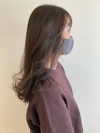 ロング カラー nono/パーマ /顔まわりカット🐈のヘアスタイル