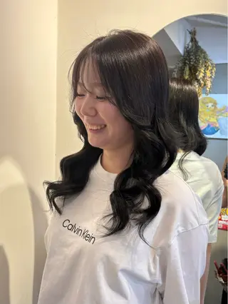 カラー miyu/ケアカラー /髪質改善のヘアスタイル