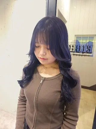 ロング Ayu🐾 ブリーチ無しカラーのヘアスタイル