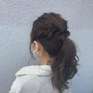 ロング ふるはし みなのヘアスタイル