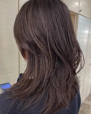 ロング 🐺高椋 海/ウルフ/レイヤーのヘアスタイル