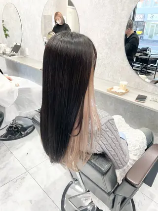 ロング 🦋ハイトーン🦋 石山 希理🦋のヘアスタイル