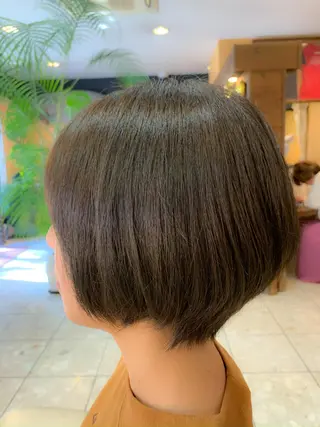 ショート 縮毛矯正/髪質改善 飯田公祐のヘアスタイル