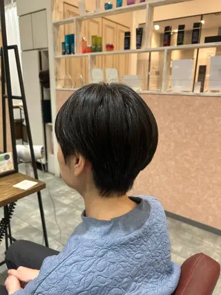 ショート 梅田 ショートヘア パーマモデル募集のヘアスタイル