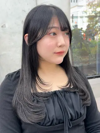 ミディアム i.blue所属・似合わせカット/ ヘアメイク/naruのヘアスタイル