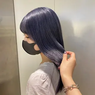 ロング カラー Beleza 渋谷所属・Kazusa/渋谷/ エクステ/ハイトーンのヘアスタイル