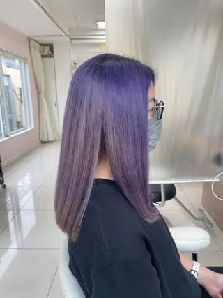 ロング カラー 🌹藤原 亜美🌹のヘアスタイル