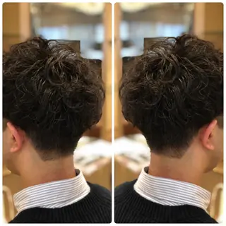 ショート パーマ メンズ 小山内 龍一郎 店長のヘアスタイル