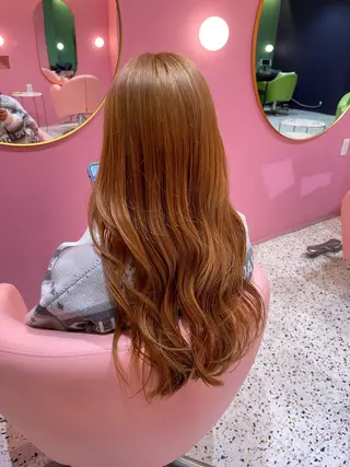 ロング カラー 透明感カラー/艶髪/ エクステ/HIROのヘアスタイル