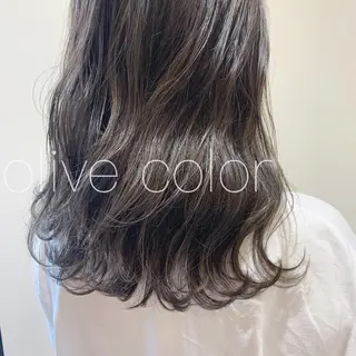 ミディアム 透明感カラー 金村真子のヘアスタイル