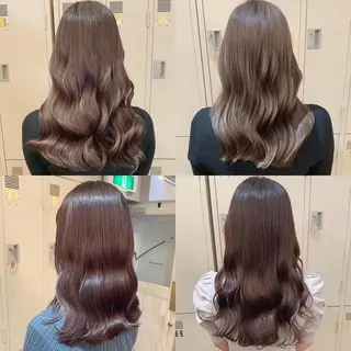 ロング カラー ヘアアレンジ 代表🎀 ふわモテ愛 され髪🩷yumiのヘアスタイル