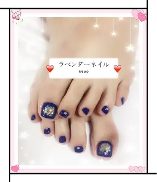 ネイル ラベンダー💖日暮里 ルル💖ネイルのネイルデザイン