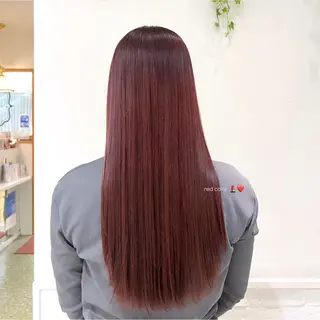 セミロング カラー 黒須 美海のヘアスタイル