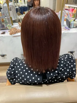 ミディアム カラー 新庄 雪乃のヘアスタイル