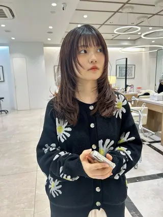 ミディアム カラー メンズヘア/レイヤー /ボブ山内春輝のヘアスタイル