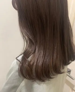 ロング カラー ボブ/美髪矯正 /佐藤　奈巳のヘアスタイル