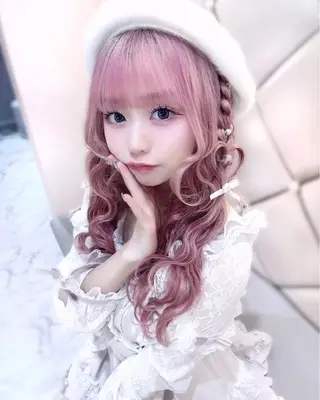 ロング ヘアアレンジ 🎀ふわふわアイドル ヘアメ🎀AYANEのヘアスタイル