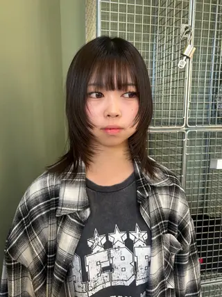 ミディアム uta所属・カットモデル募集 トモカのヘアスタイル