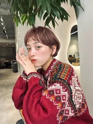 ショート Un ami  omotesando所属・Mon/ショート/パ ーマのヘアスタイル