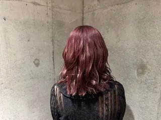 セミロング カラー 染谷 奈保のヘアスタイル