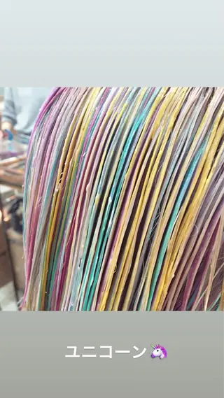 ミディアム カラー M IIのヘアスタイル