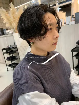 ショート 新海 芳樹のヘアスタイル