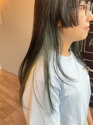 ロング カラー 艶カラー🌙縮毛矯正 /ボブ【Reina】のヘアスタイル