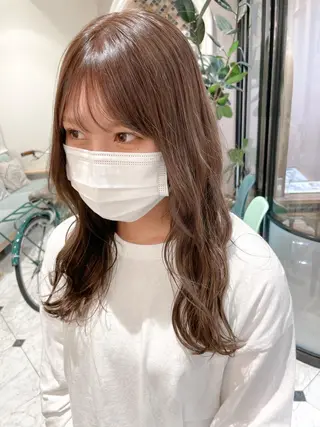 ロング レイヤー/韓国ヘア 縮毛矯正🫧鈴木颯のヘアスタイル