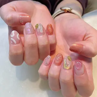 ネイル 新井 ひなののネイルデザイン