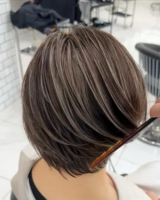 ショート カラー Miyu’s渋谷所属・ショート/ハイライト 無料‼️愛斗のヘアスタイル